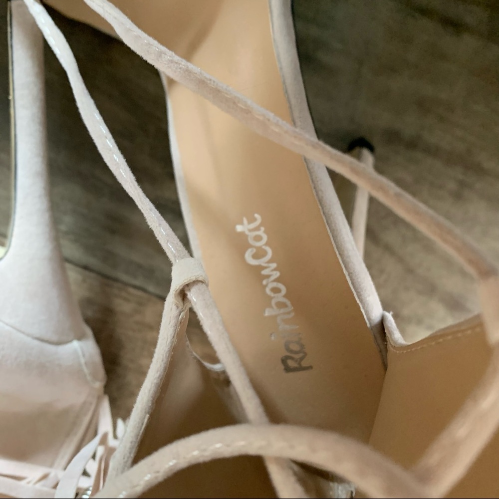 Lace up fringe heels - Picture 6 of 6